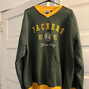 Lee Green and Yellow Packers Sweatshirt